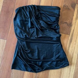Express Black Strapless Top
